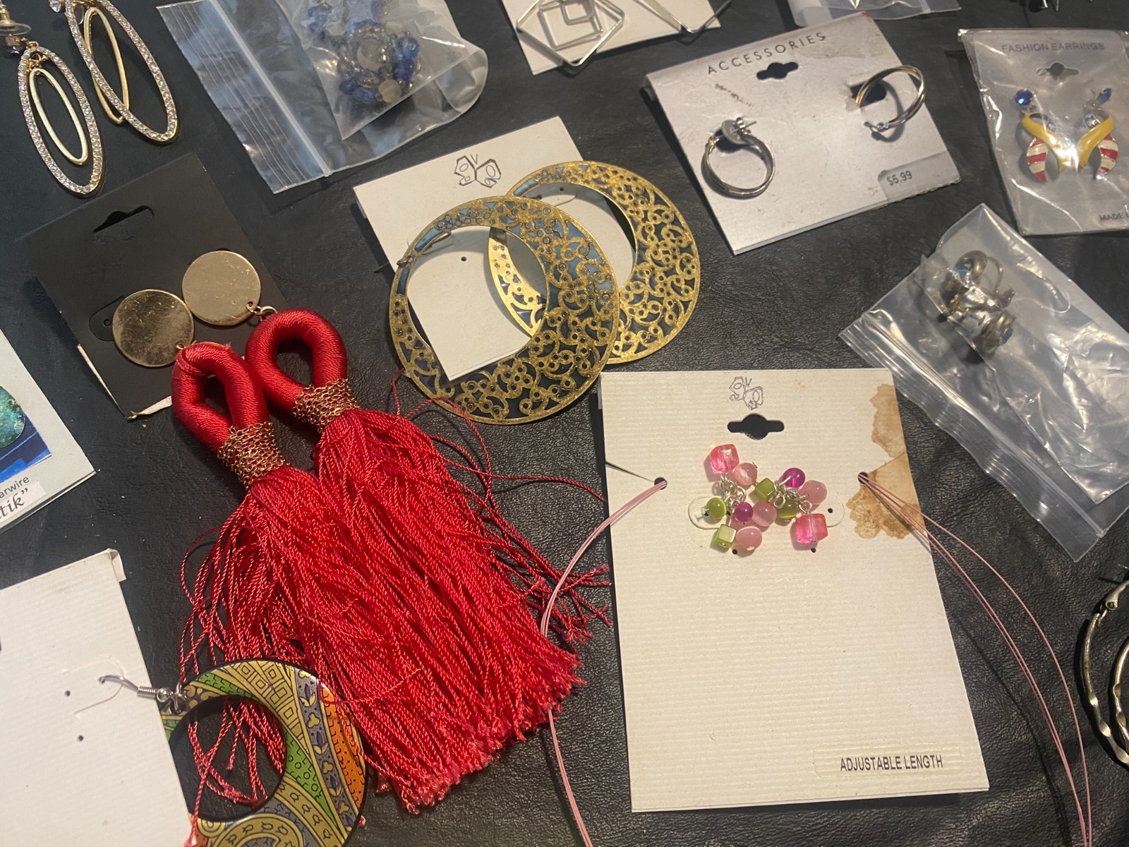 huge lot 80+ pairs earrings earring dangle stud hoop clip shop estate mix “R”