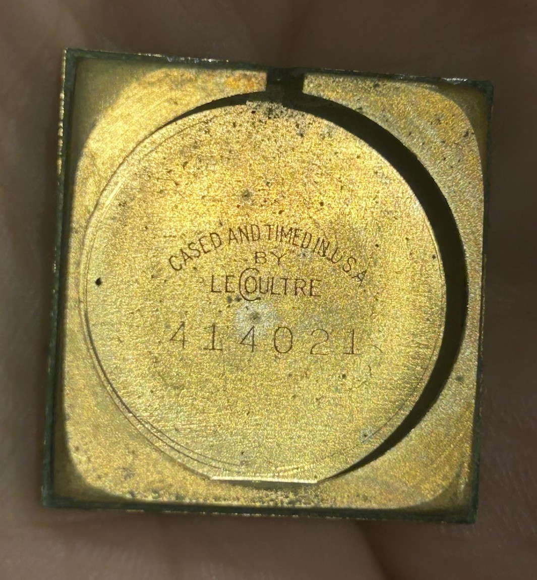 Vintage LeCoultre mid-20th century 10k gold-filled case Watch