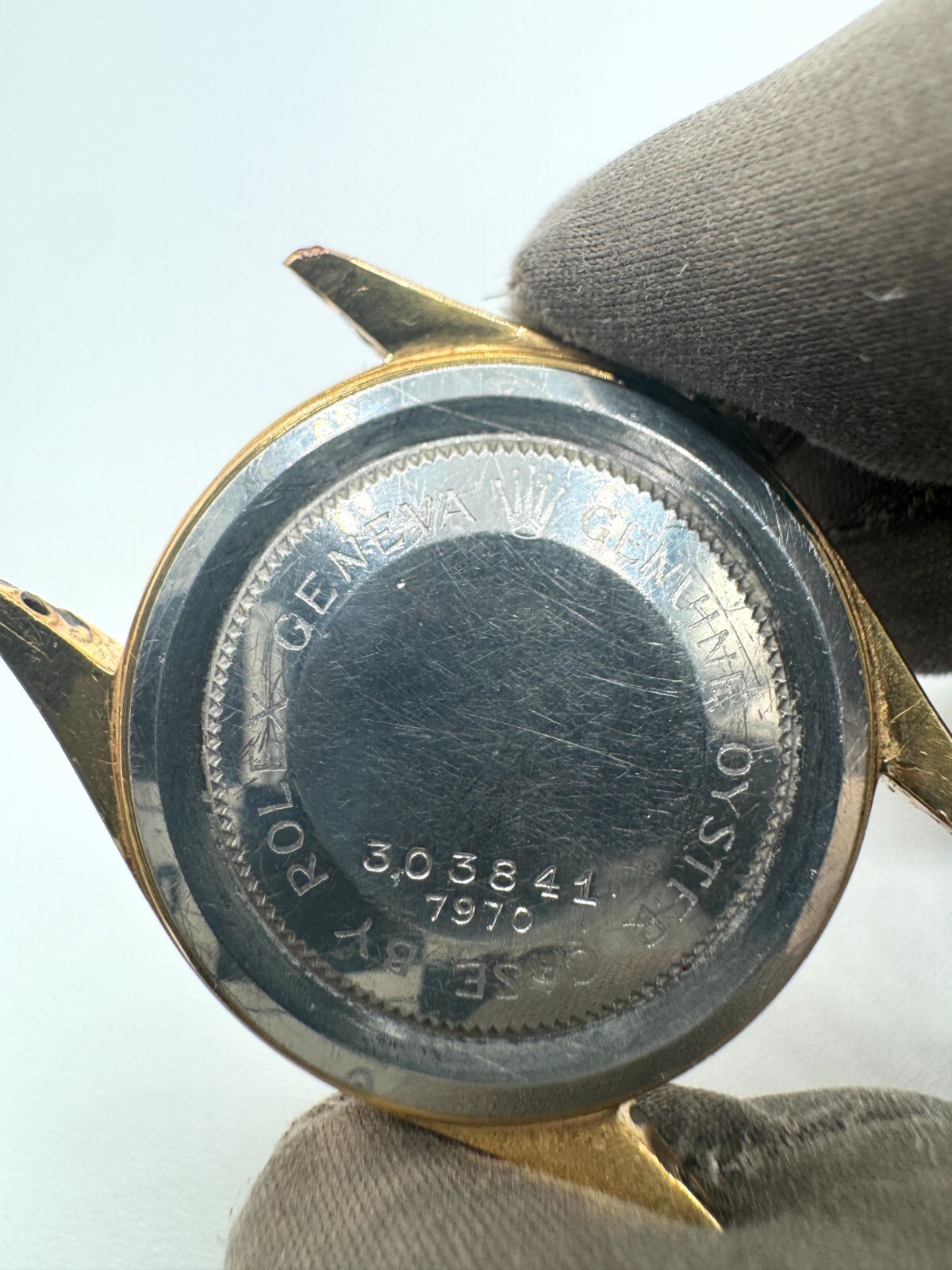 Vintage Tudor Prince Oyster Date Watch 25 Rubies Model 7970 Gold-Capped