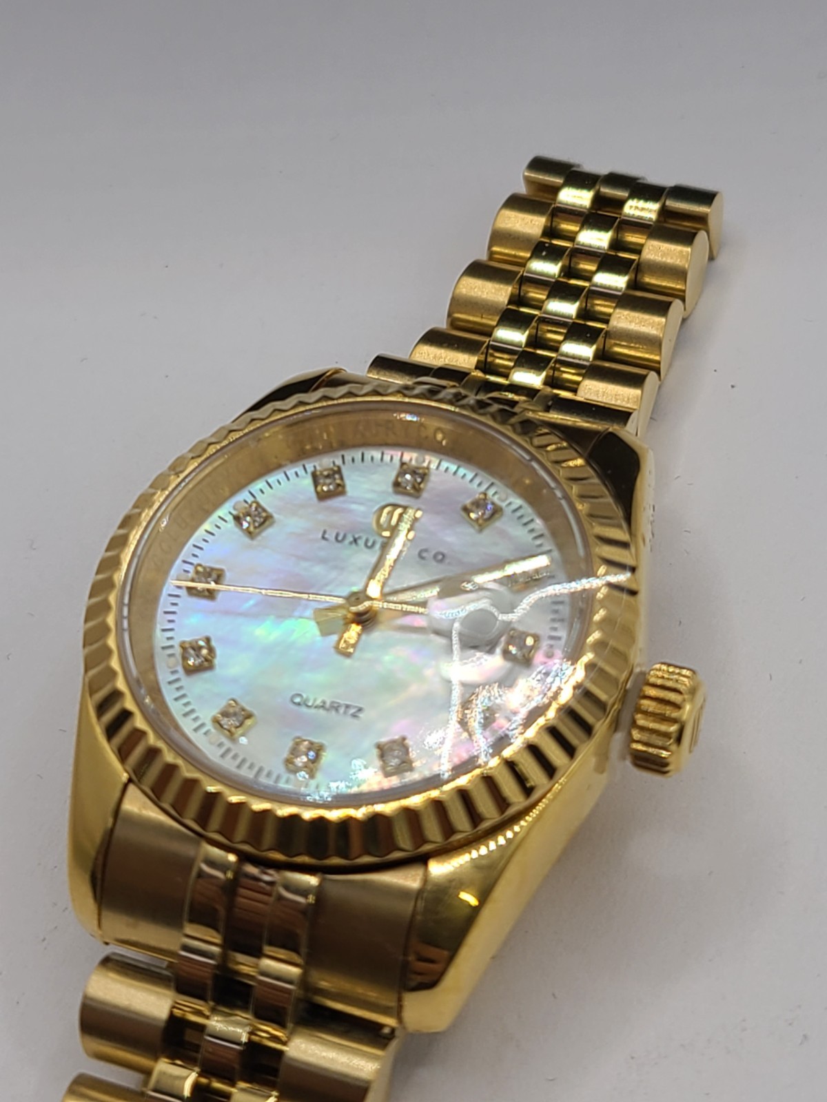 C&C Luxury Co. 31MM Gold & Mother of Pearl – CC CLASSIC WATCH