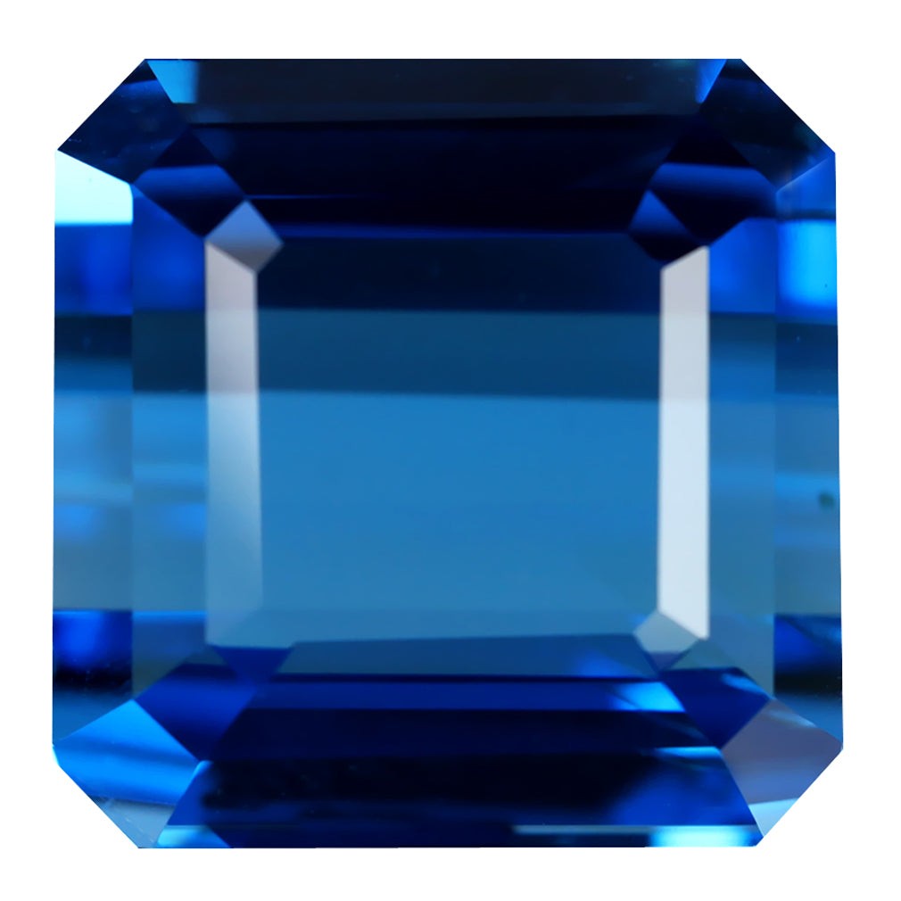 32.18 ct Fair Octagon Cut (16.04 x 16.17 mm) Brazil Swiss Blue Topaz Gemstone