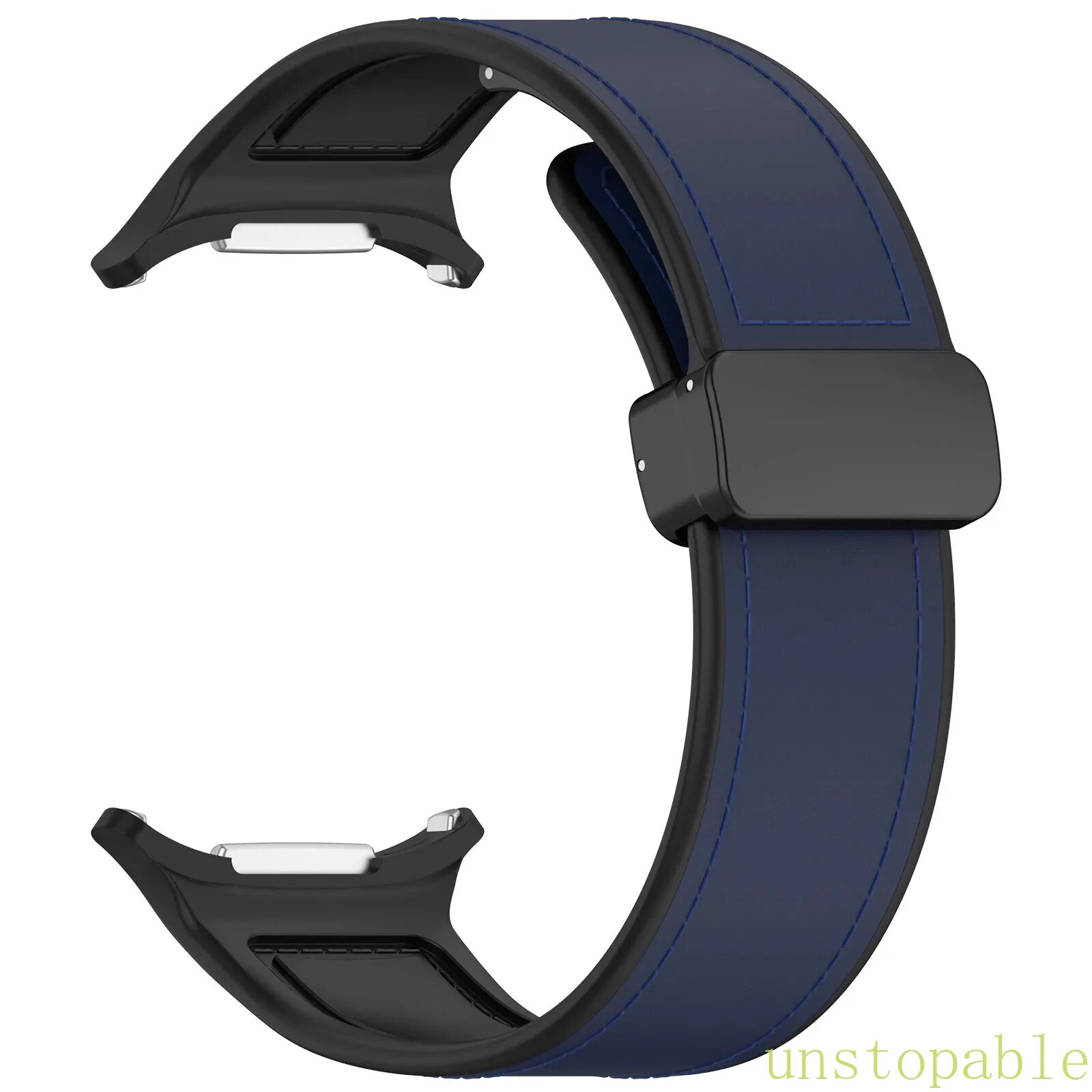 Soft Leather Silicone Strap Band Wristband For Samsung Galaxy Watch 7 Ultra 47mm