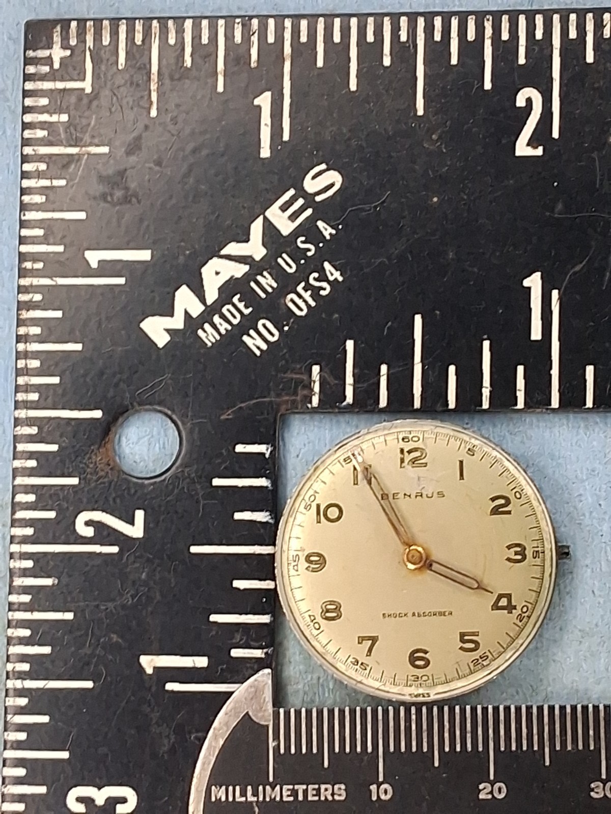 Lot M7 Mens Benrus Military BH11 Movement Manual Wind Up Vintage Watch Parts
