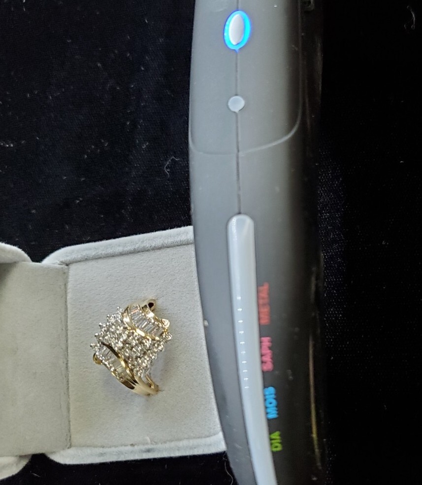 Ladies Diamond Cluster. 14 Karat Yellow Gold. Approx 1 Carat T.W Diamonds….