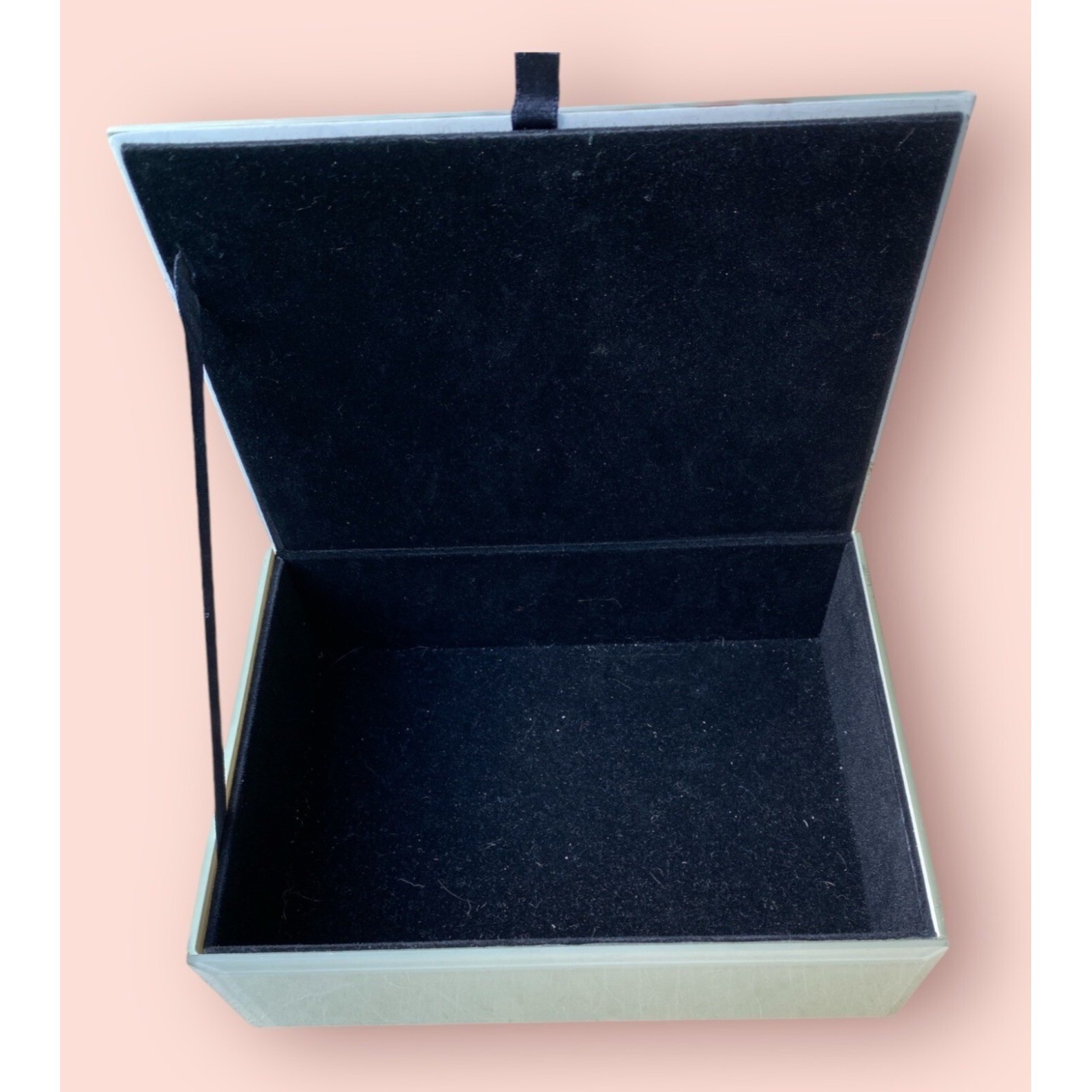 Beveled Glass Jewelry Box Contemporary Art On Top