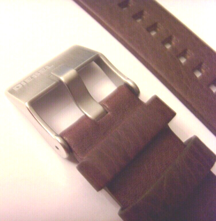 Diesel Original Spare Band Leather Wrist DZ4340 Watch Braun 24 MM Strap