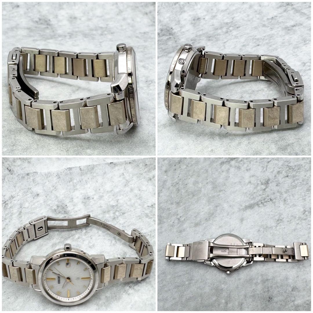 Seiko LUKIA I Collection Solar Dress Watch 27.9mm Wrist 14cm White Dial