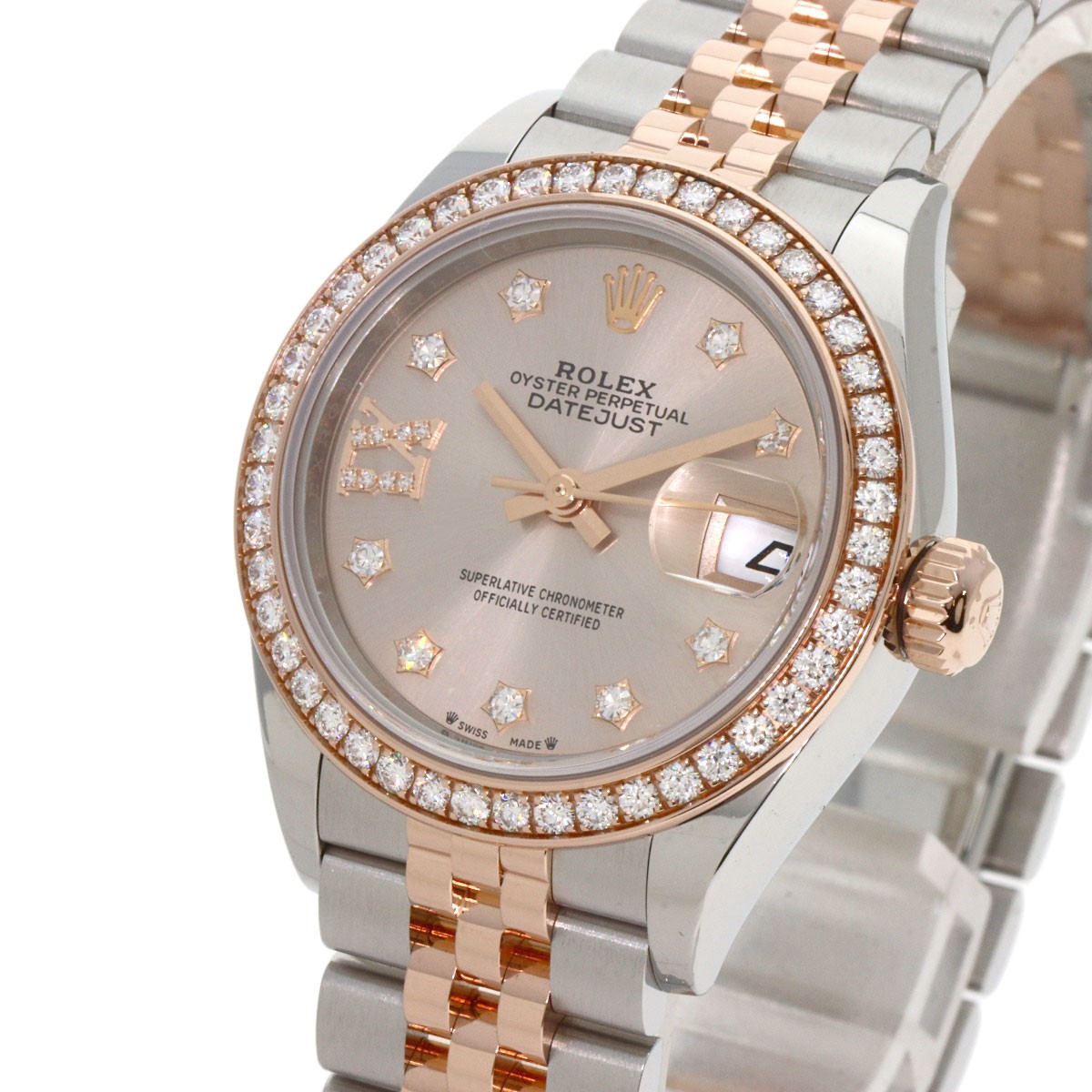 ROLEX Datejust 9P Star Diamond IX Diamond Watches 279381RBR Stainless Steel/…