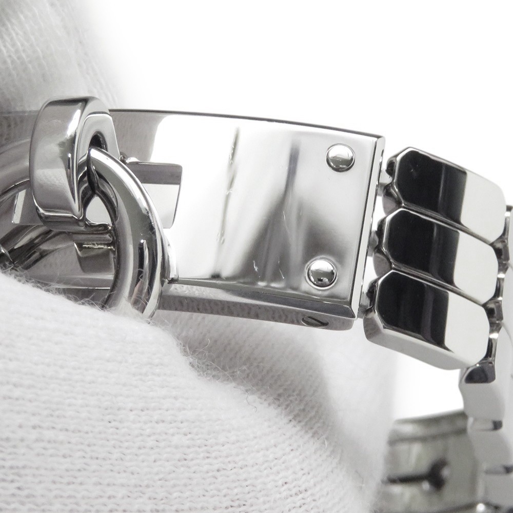 HERMES Kelly watch 16mm Stainless Steel Sparkling White Lacquer Dial KE4.110