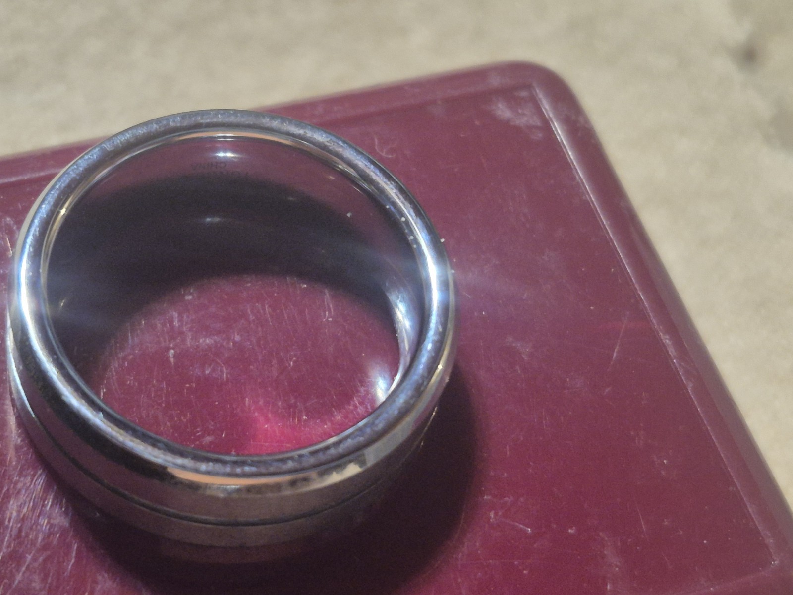 Mens Size 10 Tungsten Ring ( Wedding Ring Acceptable)