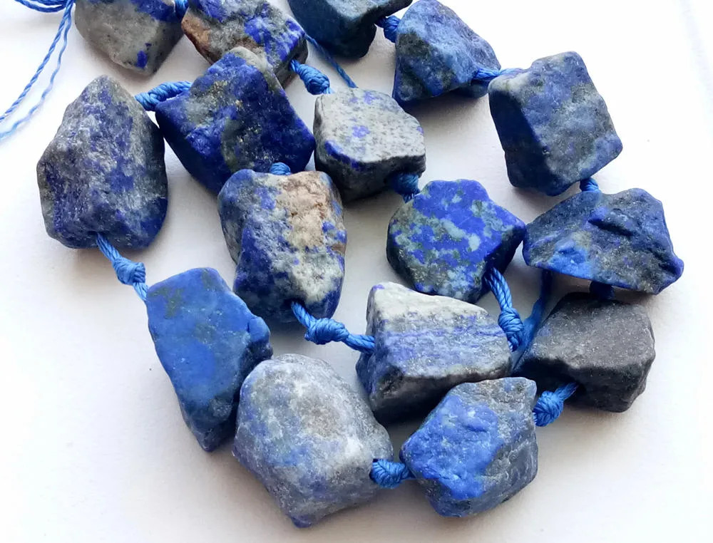22-25mm Huge Raw Sodalite Stone, Natural Loose Rough Gemstone, Sodalite Rough