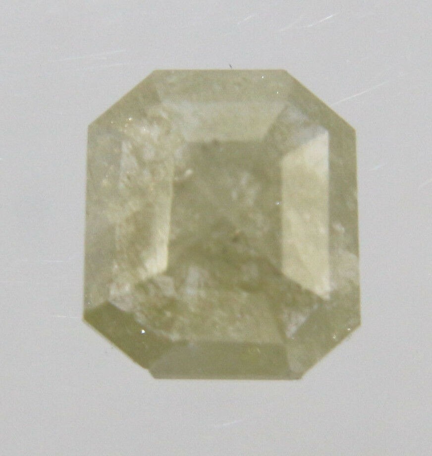 0.56cts Natural Beautiful Gray Color Radiant Rose Cut Diamond 5.36×4.85×2.20 MM