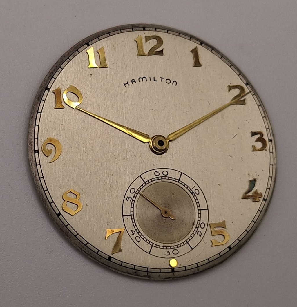 VINTAGE HAMILTON 10 SIZE 10s Dial and Hands 917, 921, 923, or 945 39.8mm