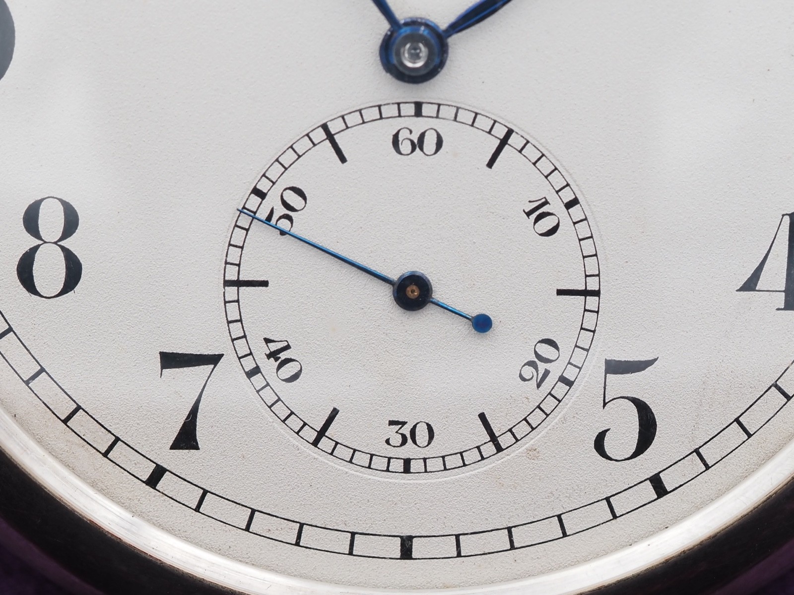 A. Lange & Söhne Pocket Watch Glashütte Silver 93701 With Box & Certificate
