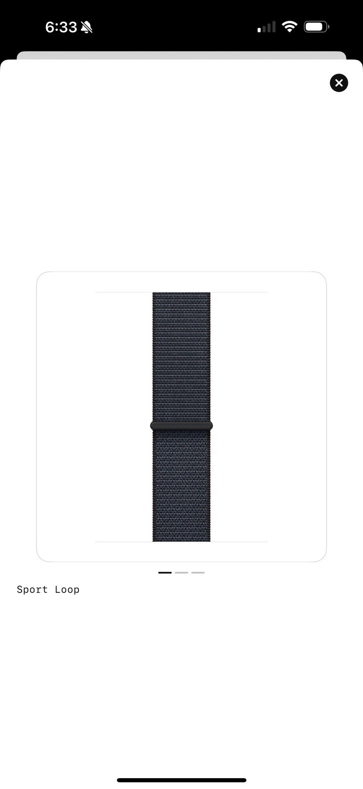 Apple Watch Sport Loop 40mm (38/41) Genuine OEM Ink Used