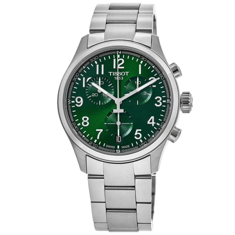 New Tissot Chrono L 42mm Green Dial Stainless Men’s Watch T116.417.11.092.00