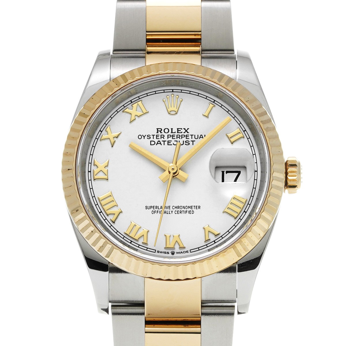 ROLEX Datejust 36 126233 white WATCH 709110