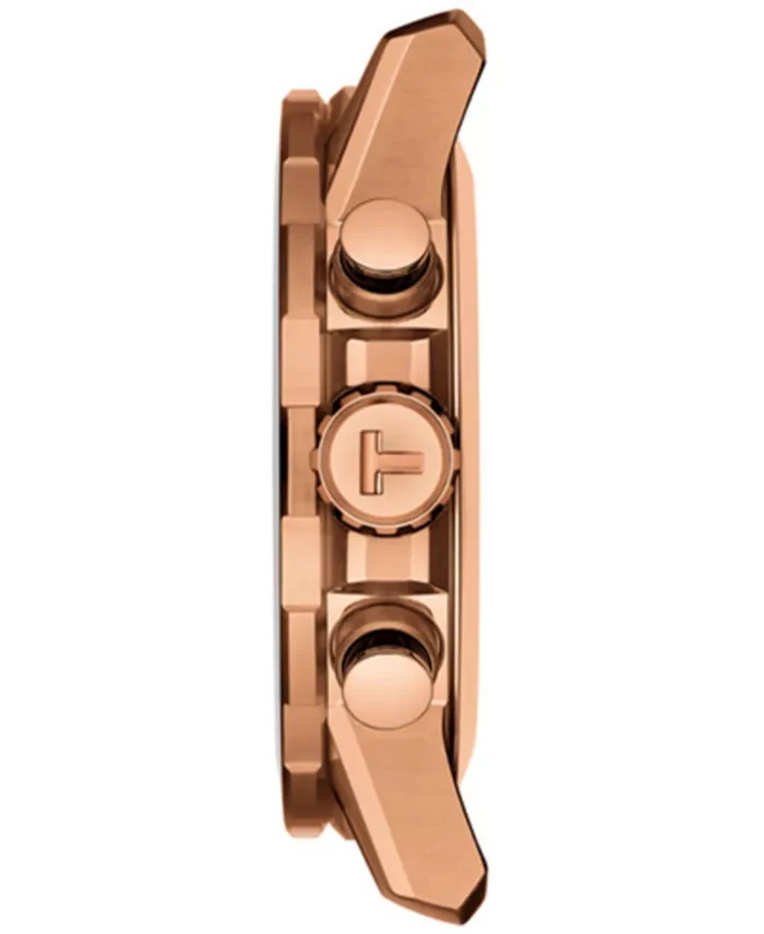 Tissot SuperSport 45.5mm Black Dial Rose Gold Case Chrono #T125.617.36.051.00