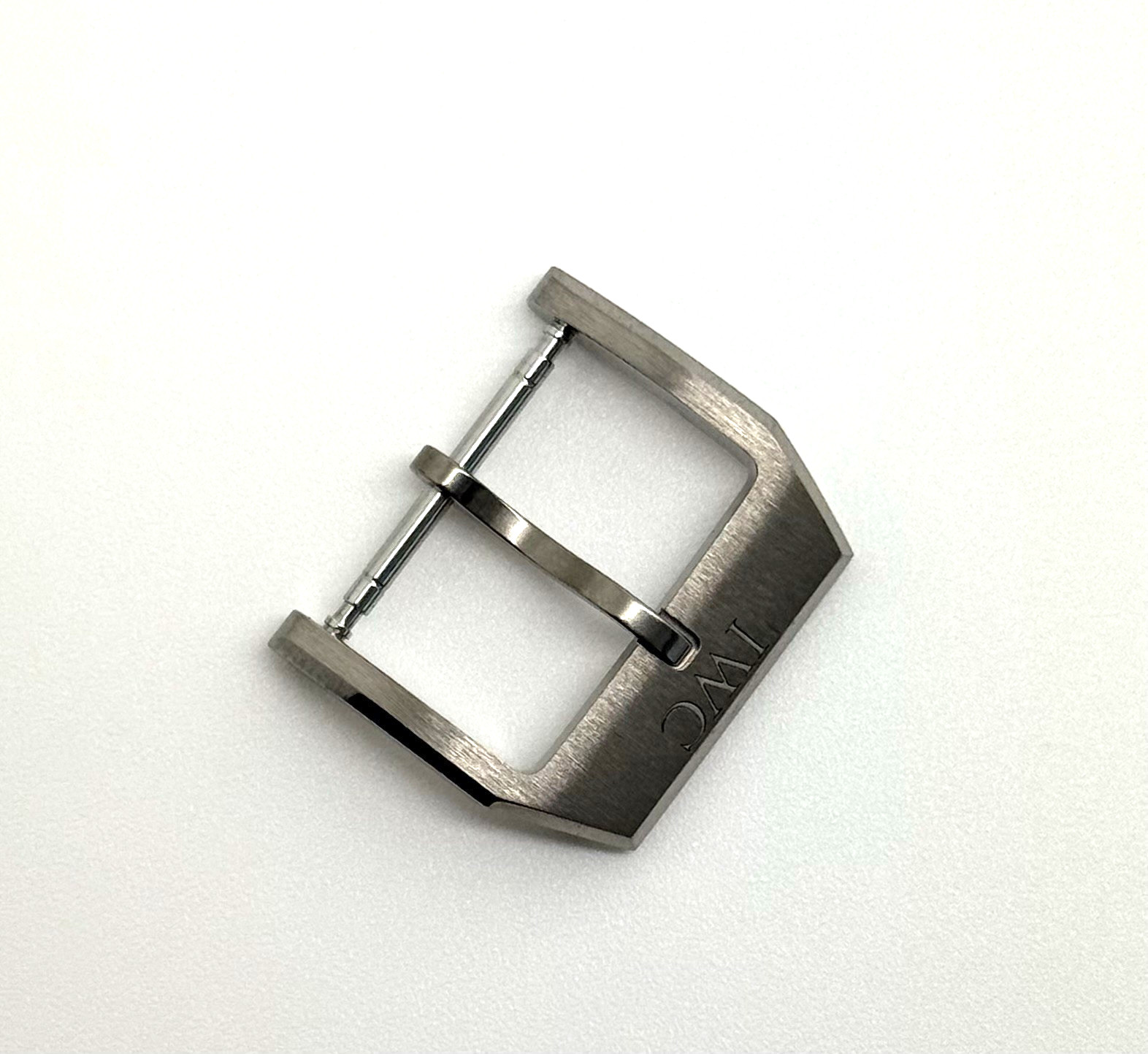 IWC 18mm Titanium Brushed Tang Pin Buckle Clasp Authentic OEM