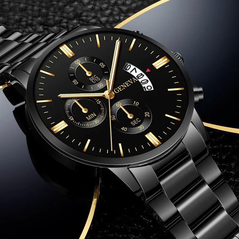 Waterproof Men Watch Stainless Steel Quartz Luminous Classic Business Wristwatch