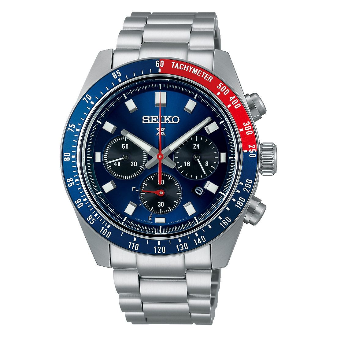 Seiko Prospex Speedtimer Solar Chronograph Blue Men’s Watch – SSC913