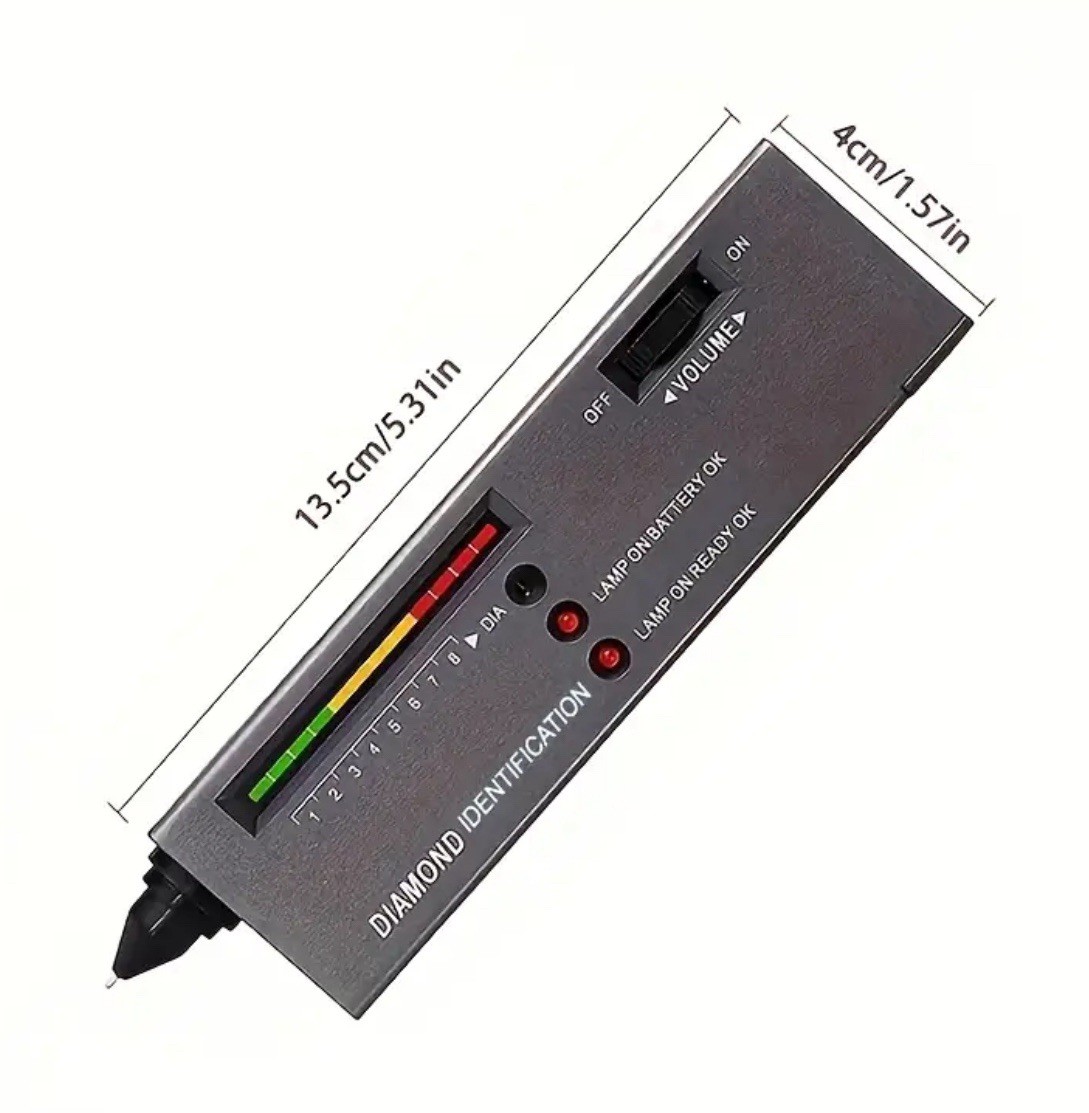Professional Diamond Tester Pen High-Precision Jeweler Tool Gemstone Detector