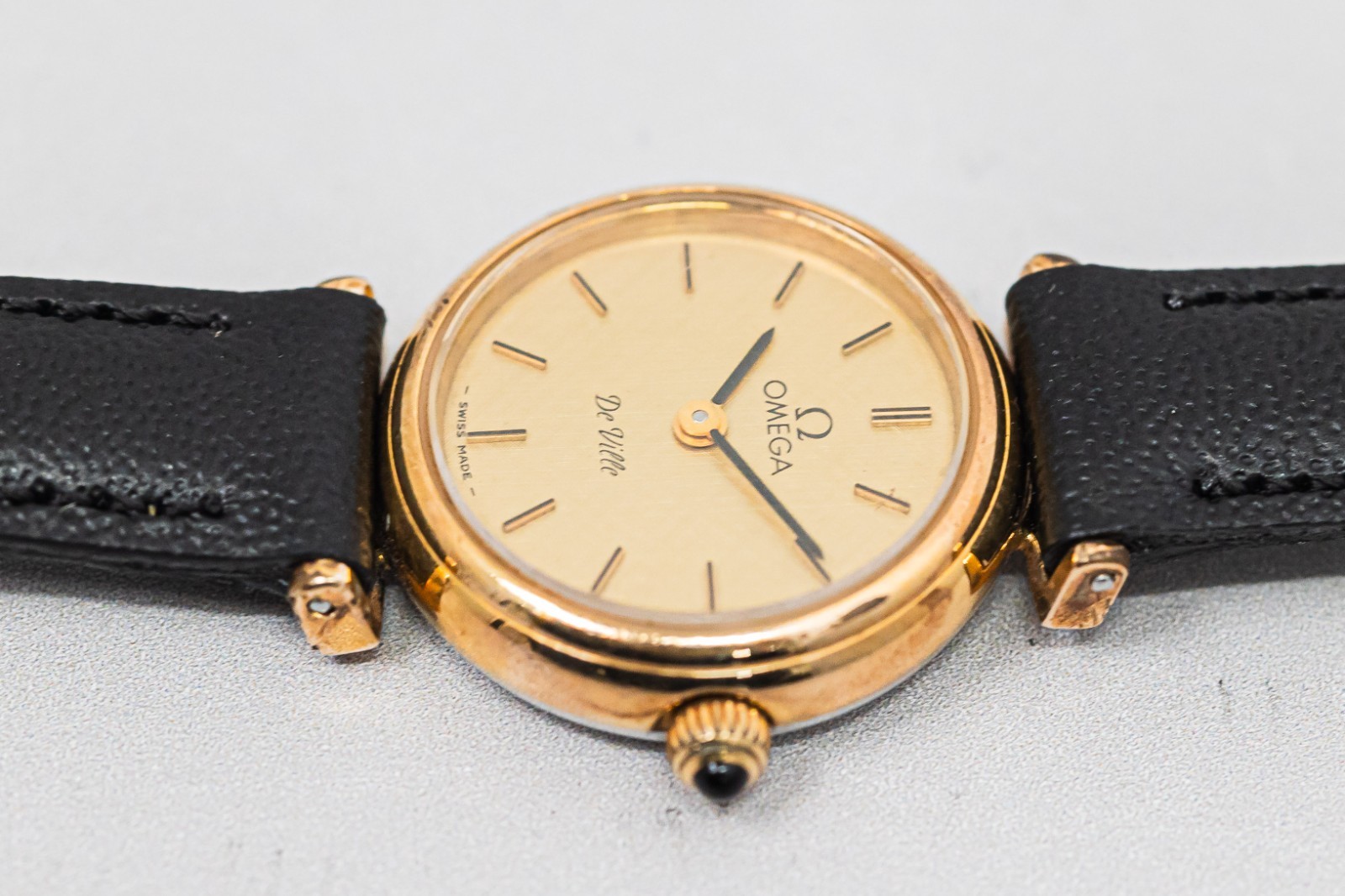 *Vintage 1979* OMEGA De Ville Cal.625 Manual Winding Gold Swiss Made 22mm Womens