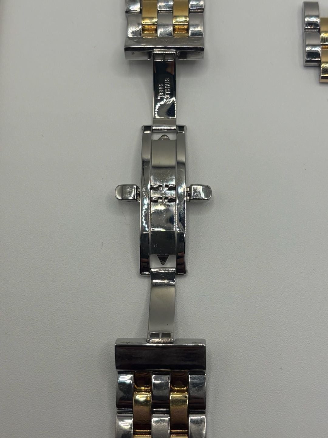 Michele Deco Two-Tone 18K Gold-Plated 7-Link Replacement Watch Bracelet