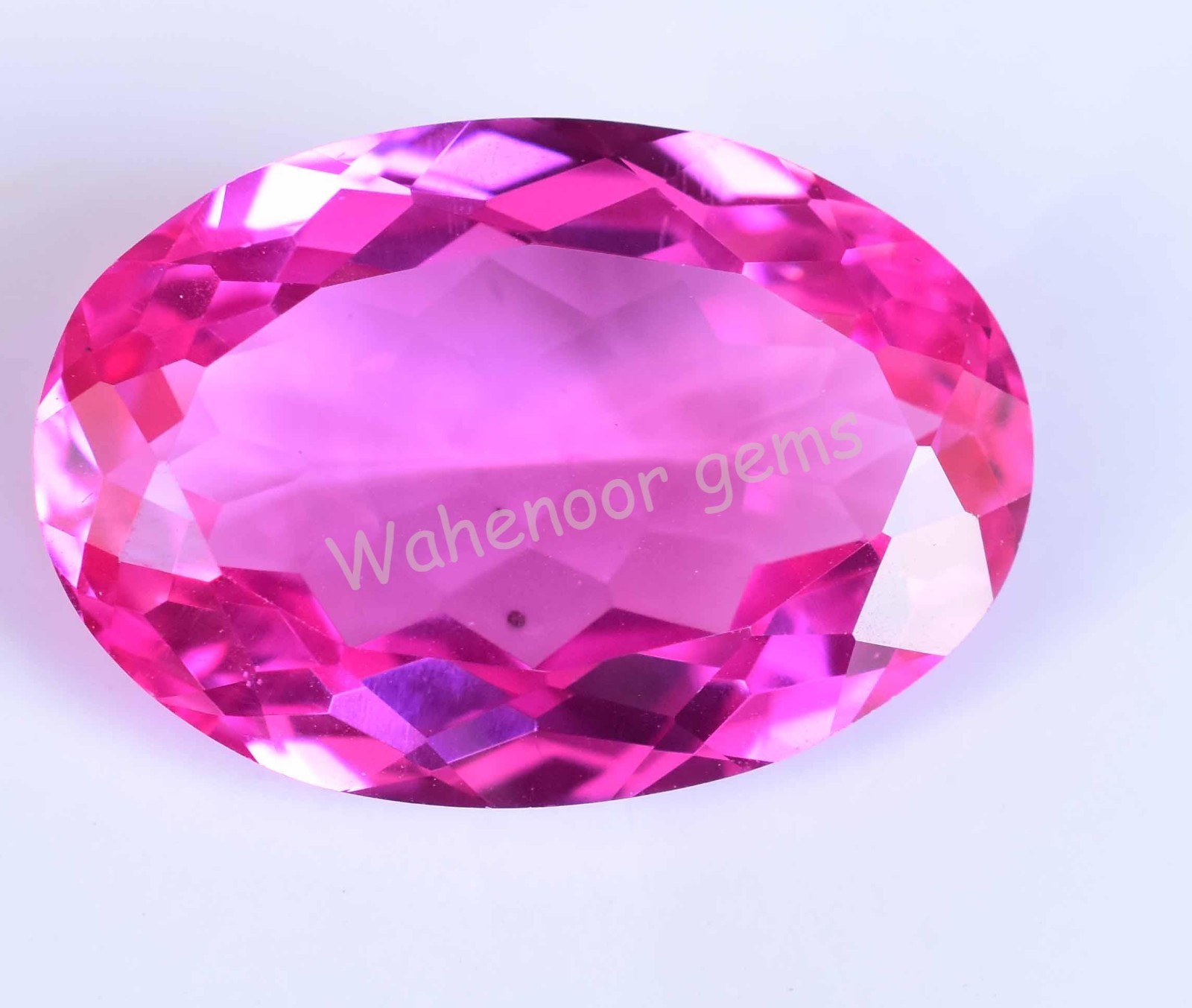 Natural Mogok Pink Ruby 36.40 Ct Oval Certified Flawless Loose Gemstone