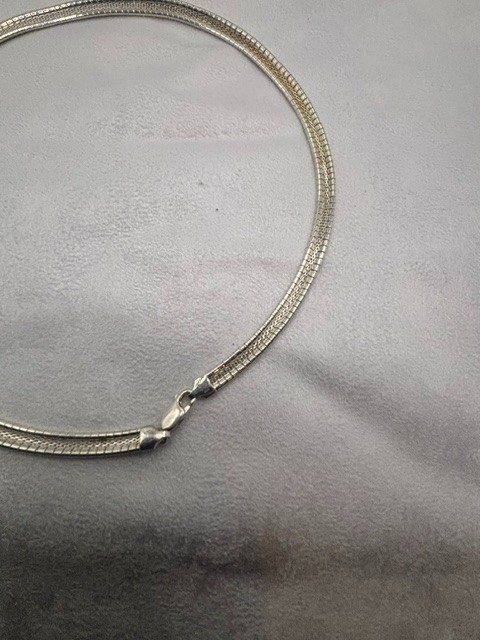 Lot of 5 Estate Vintage Balinese 925 Sterling Silver Chains Necklaces 103.65g