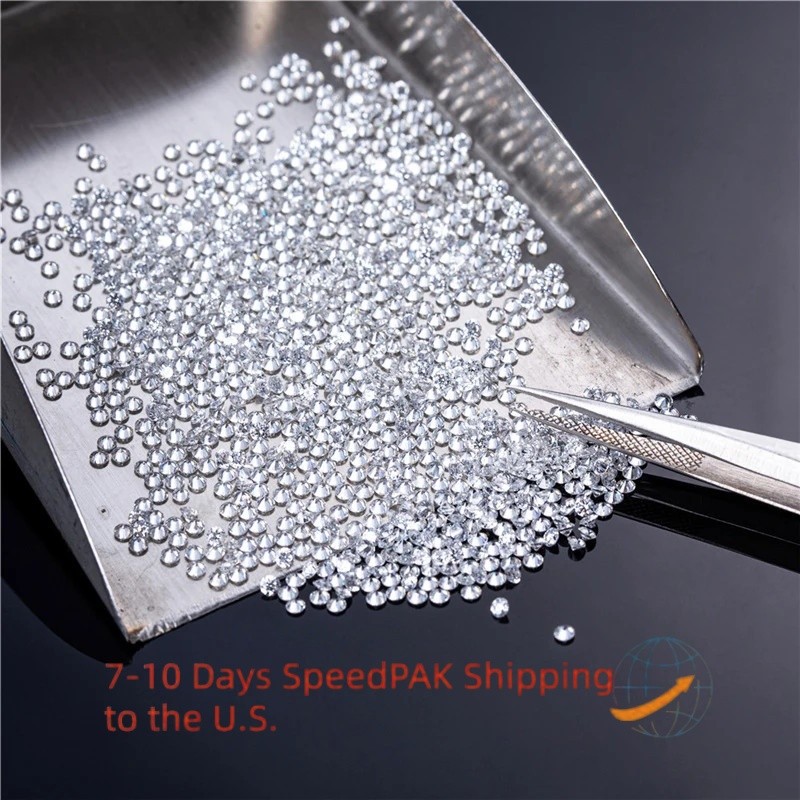 Small Sizes Loose Moissanite 0.8-1.9mm D Color VVS1 for Jewelry Making Wholesale