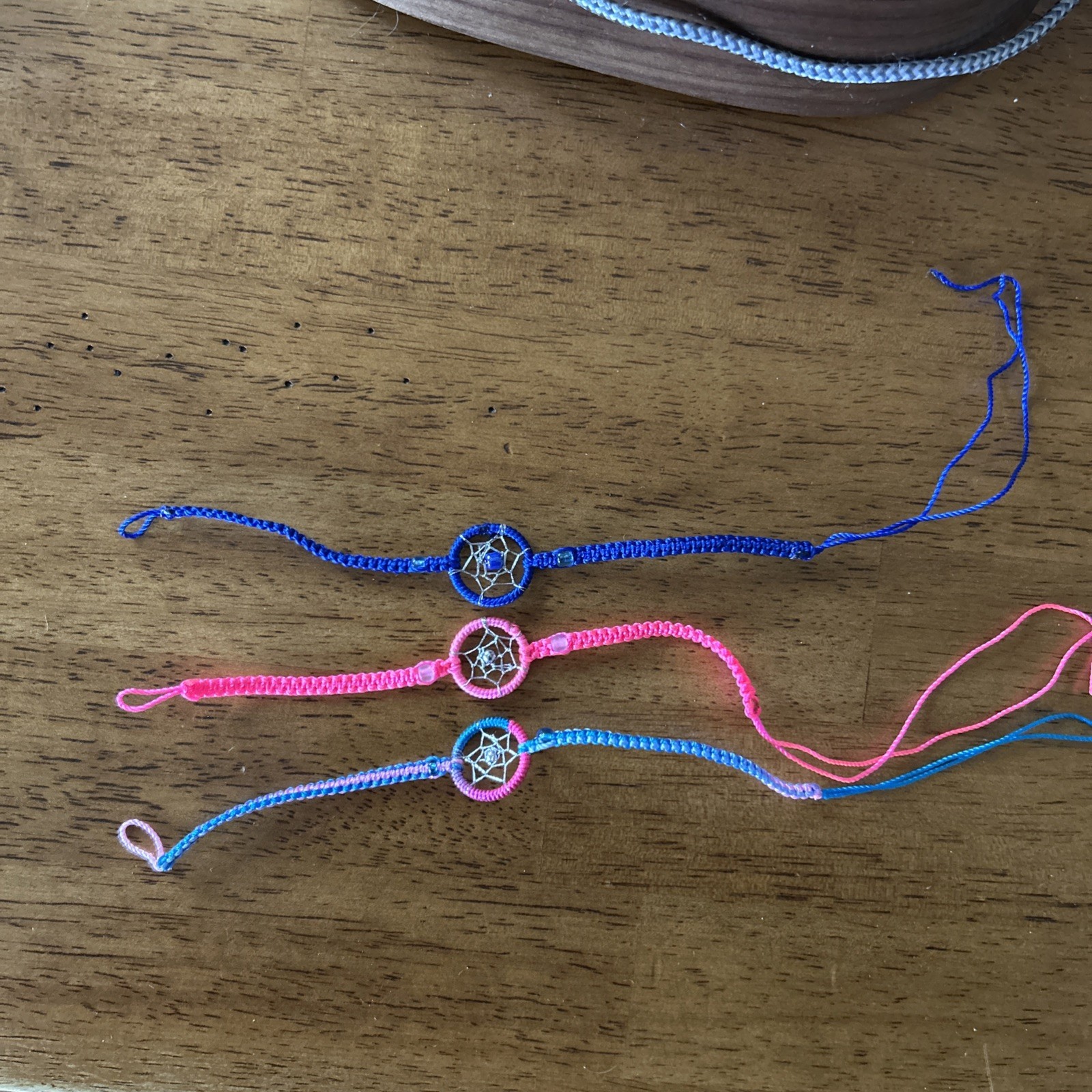 Peruvian Handmade,Dreamcatcher Friendship Bracelets, lot of ~25 rainbow colors