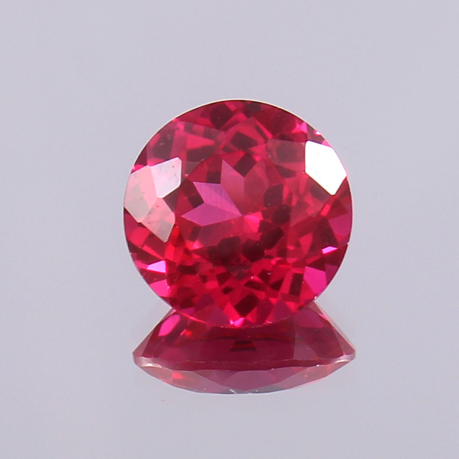 AAA Natural Flawless Mozambique Blood Red Ruby Round Cut Loose Gemstone 8×8