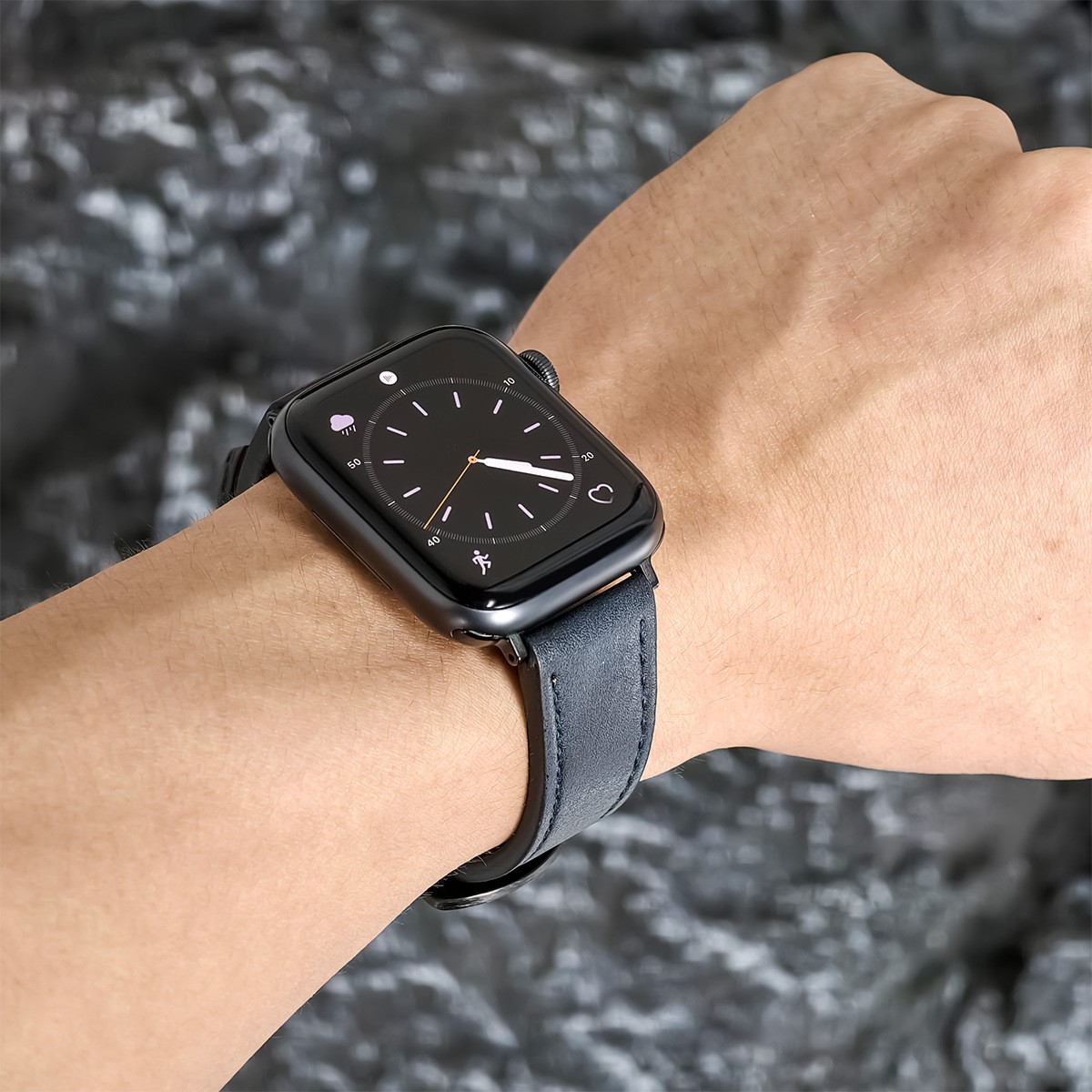 For Apple Iwatch 10/9/8/7/6 Ultra Leather Watch Strap 38 40 41 42 44 45 46 49mm
