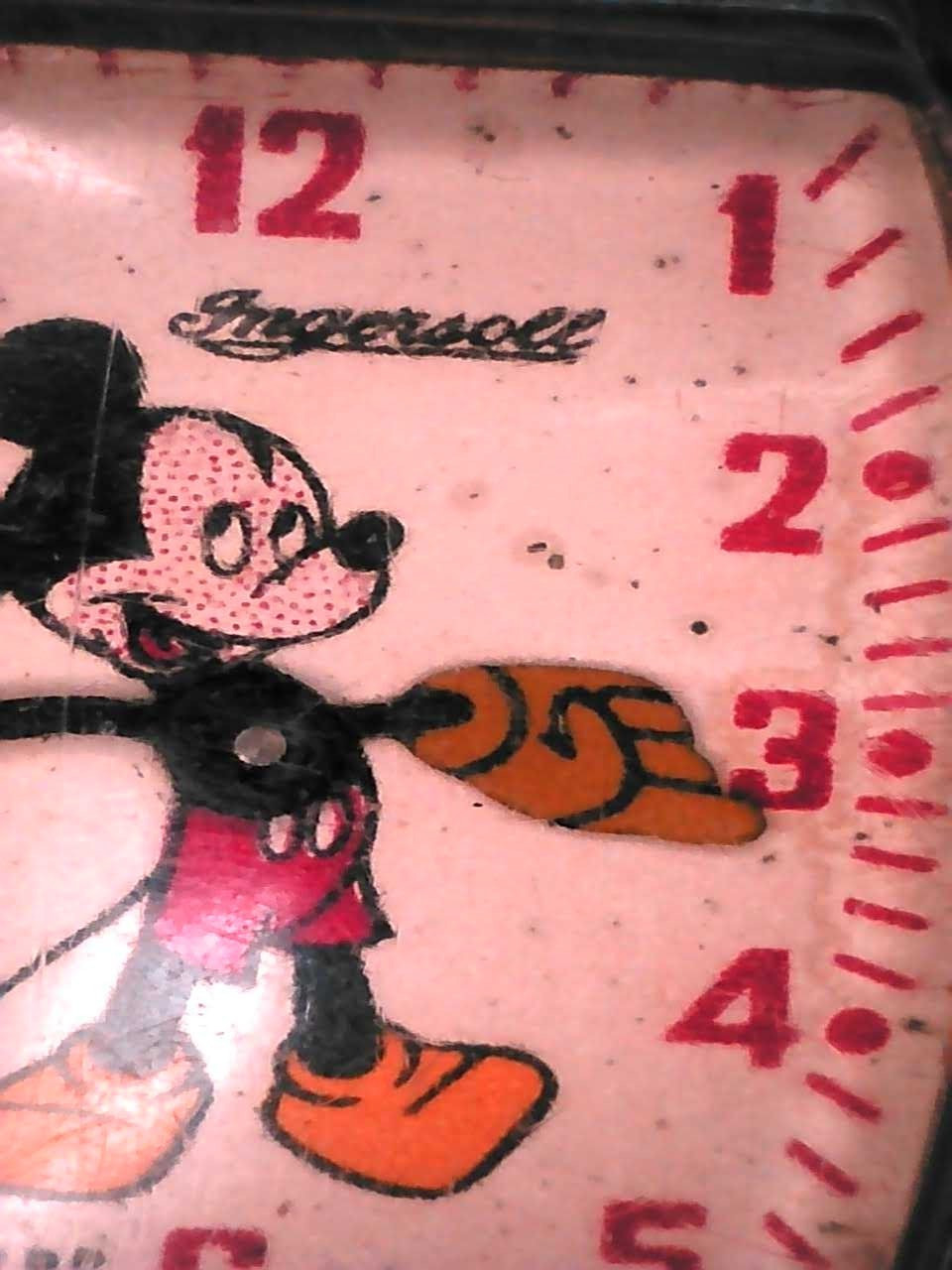 Vintage 1940s Ingersoll Mickey Mouse Watch – For Parts or Repair – AS IS