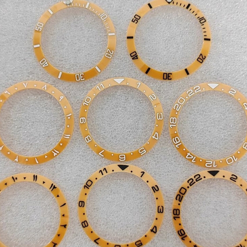 38MM Ceramic Watch Bezel No Luminous Insert Ring Accessory Inner Diameter 30.5MM