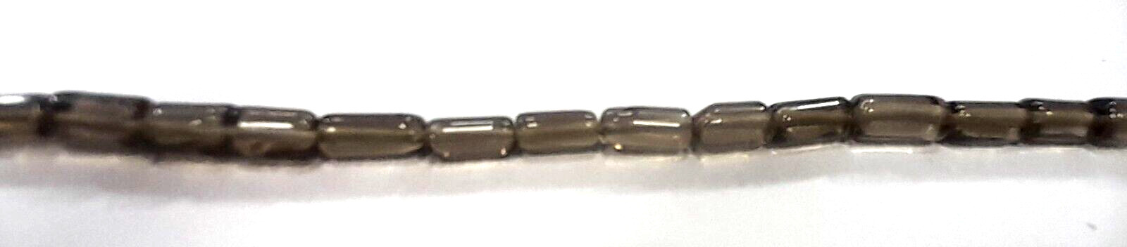 Smoky Quartz Tube Smooth 4×7-5x8mm Loose Beads 18″inch 1 Necklace
