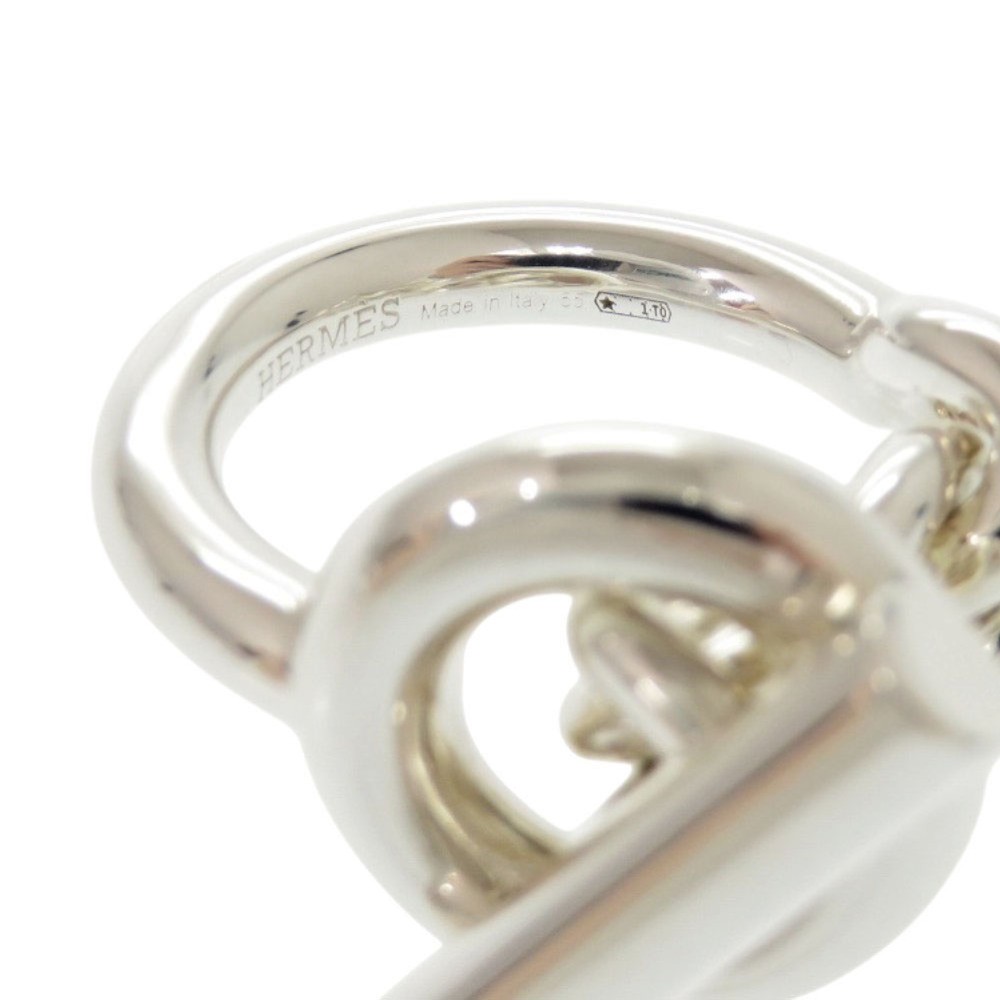 AUTHENTIC HERMES Croisette Ring Silver Silver925 #13(JP Size)