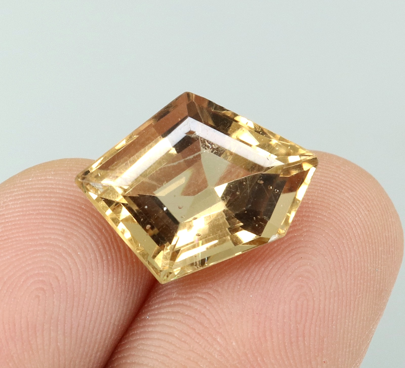 Natural Bolivia Ametrine Bi-Color 8.40 Ct Untreated Certified Loose Gemstone
