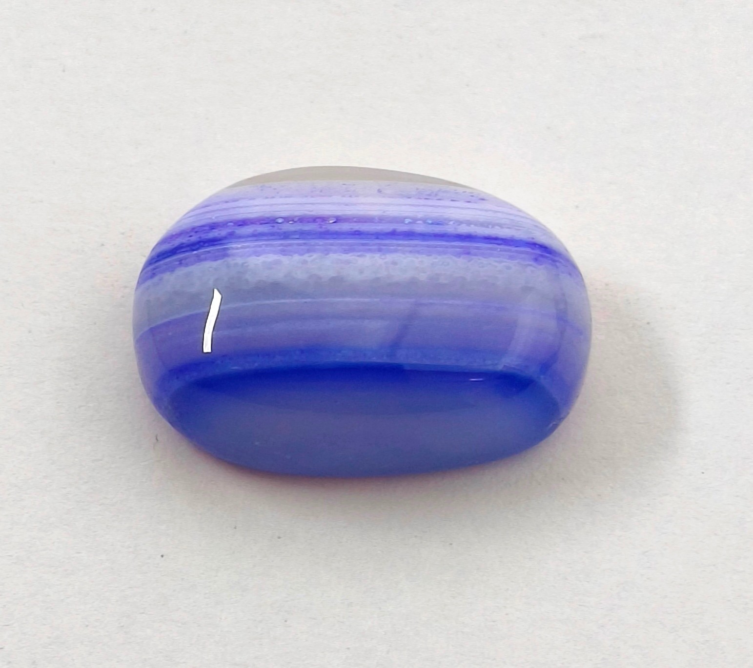 Natural Blue Lake Untreated Oval Cabochon Loose Gemstone A44-1
