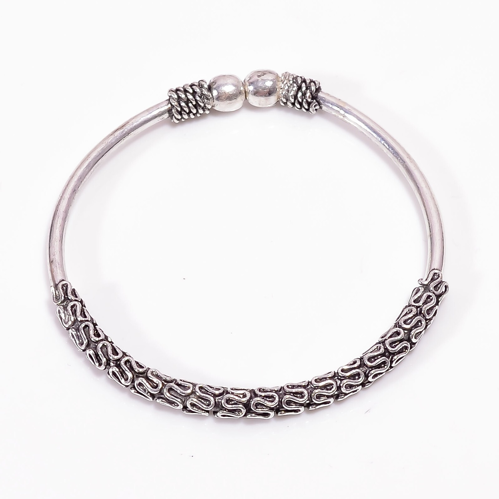 Handmade Indian Jewelry 925 Solid Sterling Silver Cuff Latest Collection