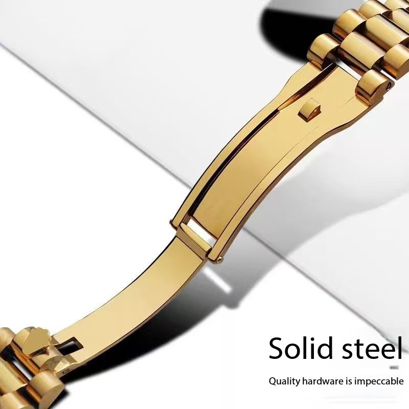 Suitable for Rolex solid curved steel strap 20 21mm strap