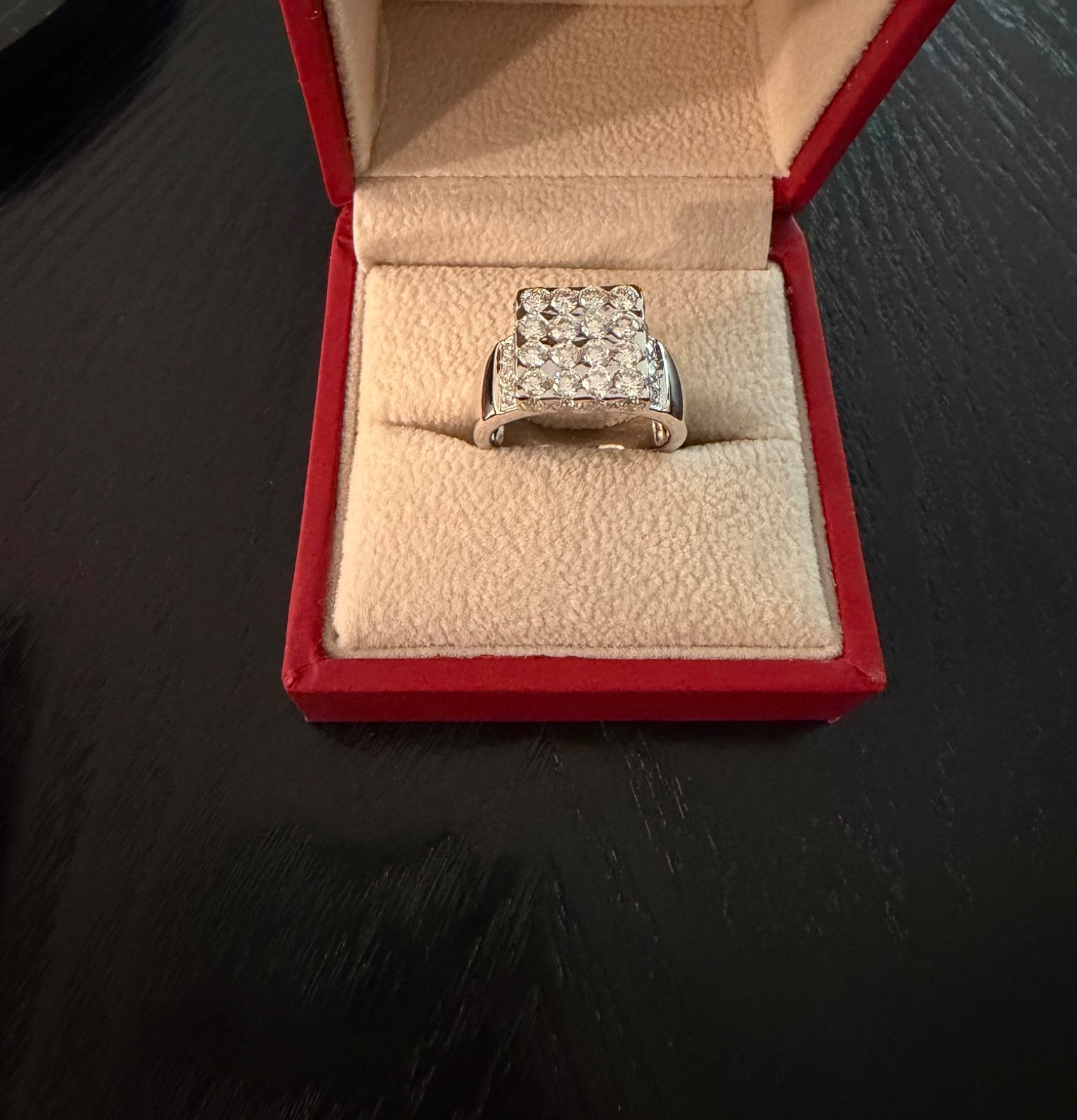 2.75 ct diamond ring with 18k gold band