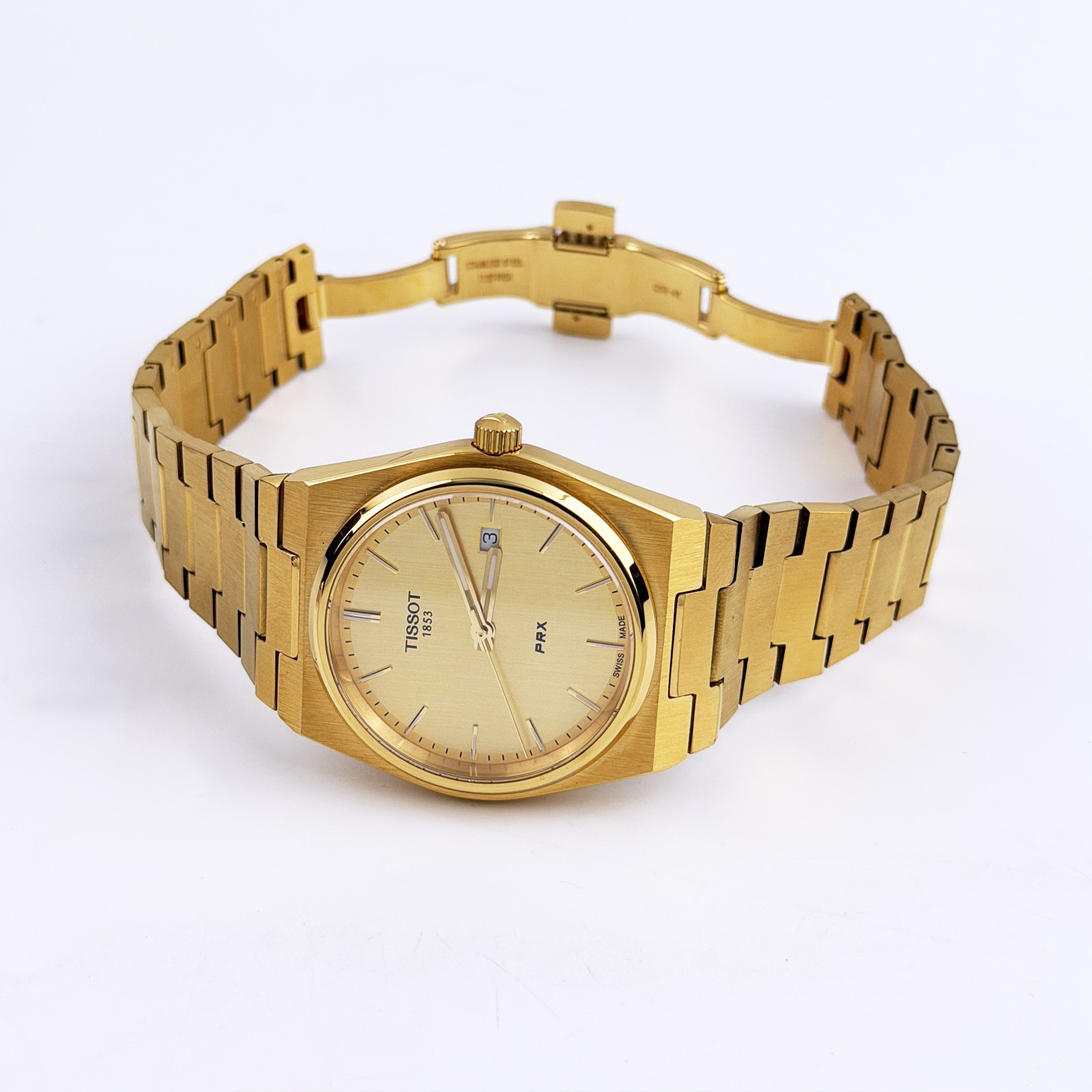 Tissot PRX/316L Men Classic 40mm Champagne/Gold Quartz Watch T137.410.33.021.00