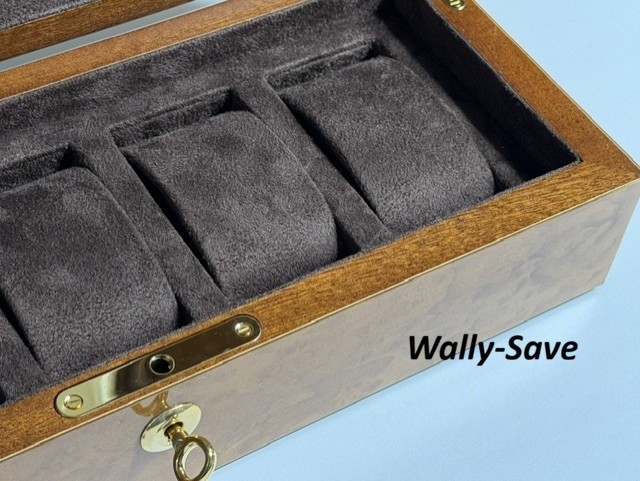 Rapport London Heritage Five Watch Burr Walnut Gorgeous Luxury Box