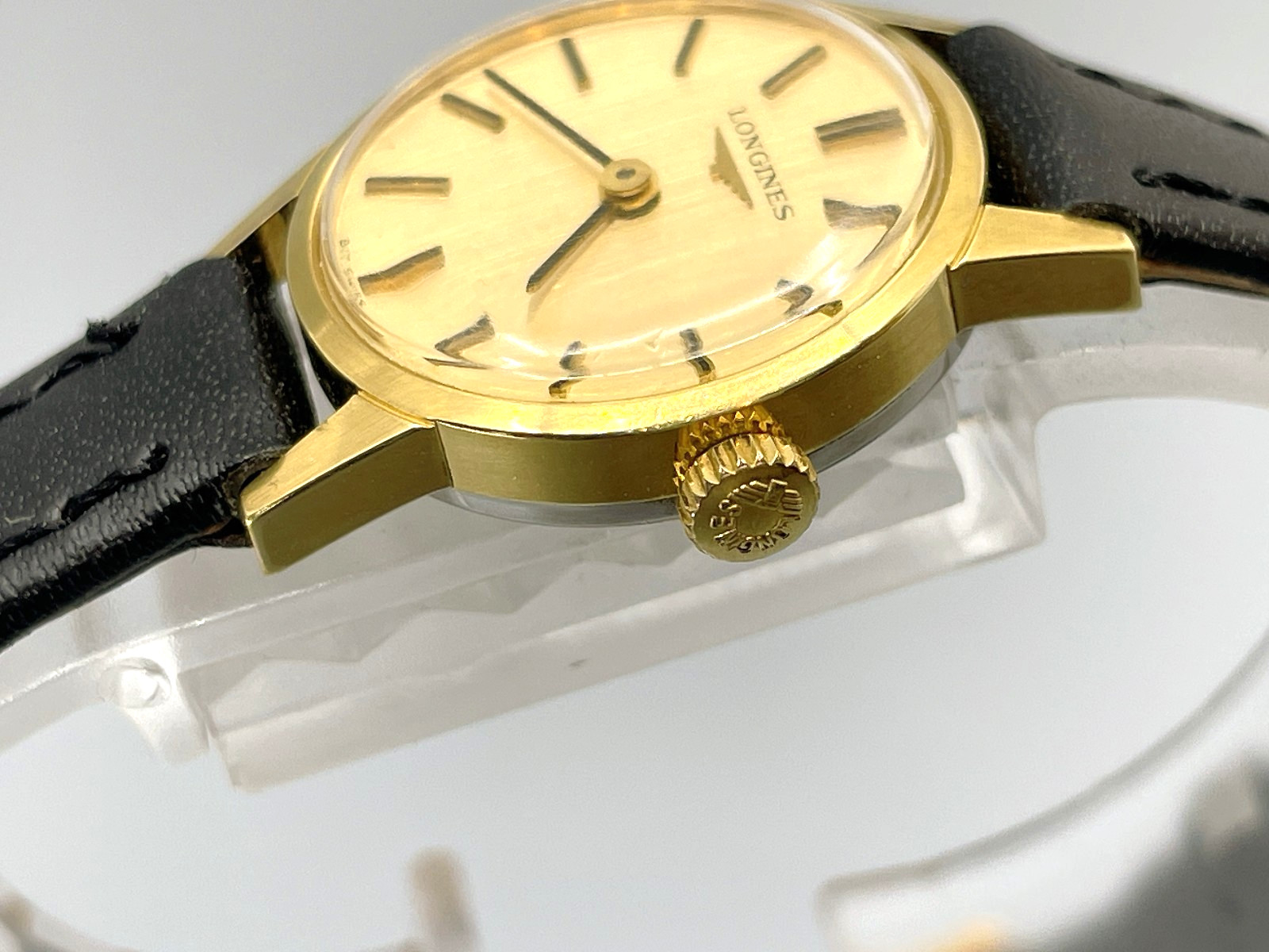 Vintage 1970s Longines 817 1116 Ladies manual Winding 22mm Watch Gold -US Stock