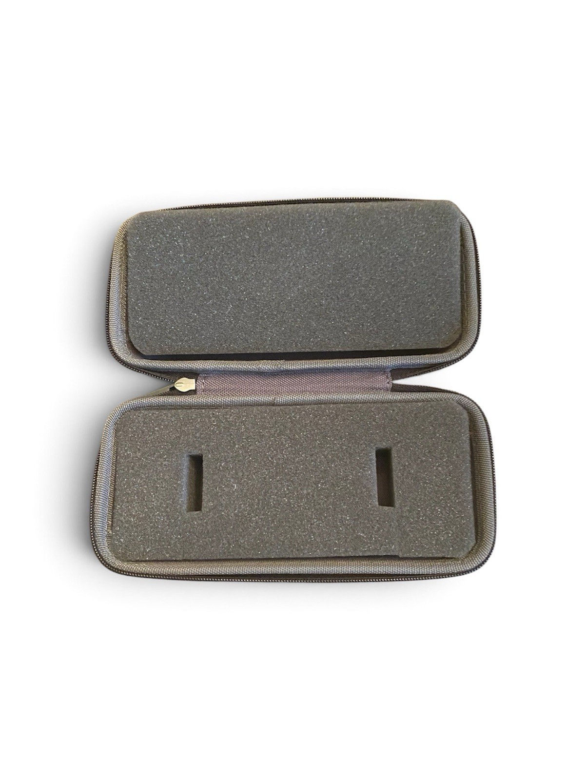 TAG Heuer Gray Watch Travel Case Hard Shell Storage Foam Inserts Zipper Closure
