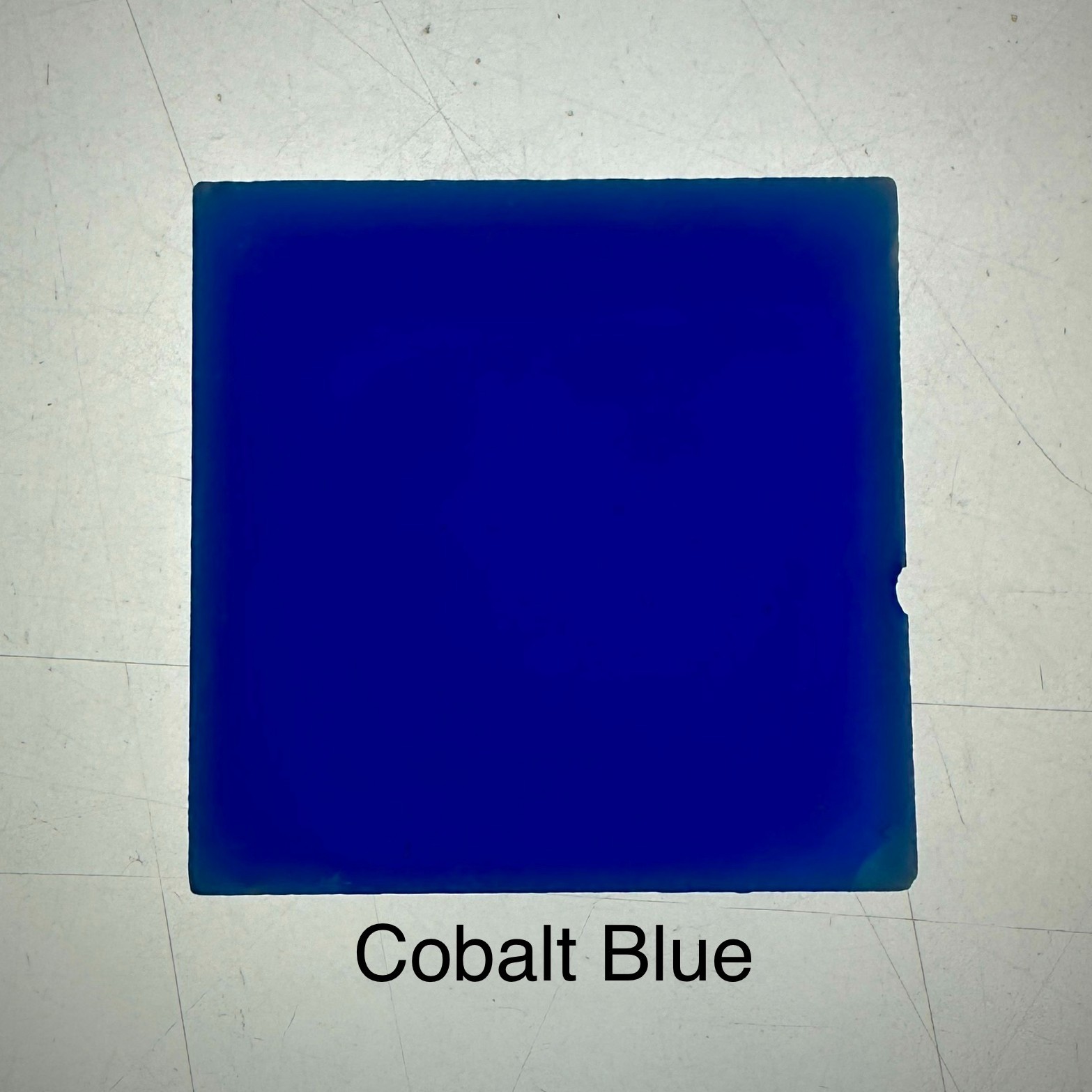 130 G Cobalt Blue YAG CERAMIC ( Yttrium Aluminum Garnet ) ROUGH LAB CREATED