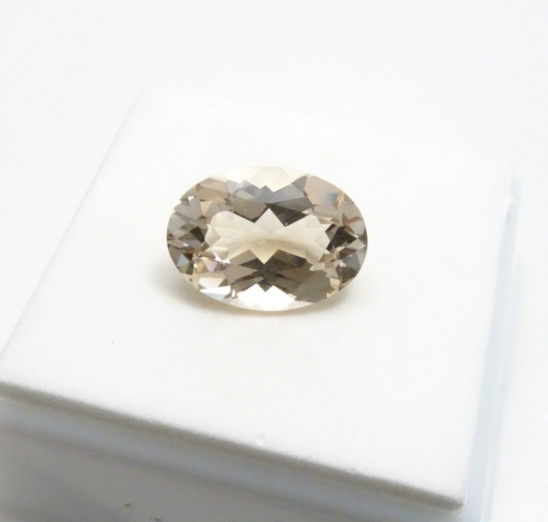 Champagne Topaz Oval – 6.80ct – 14x10mm – Brazilian Lemon Topaz Loose Gemstone