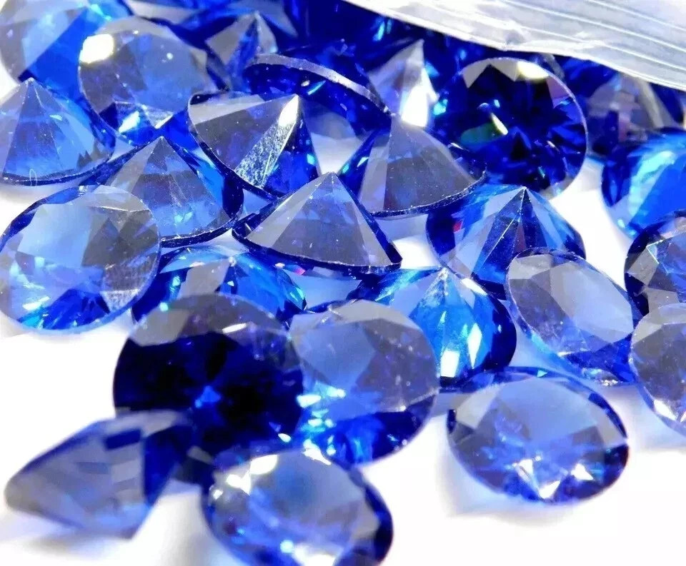 Natural 52 Pcs blue Zircon Round Cut 4 mm Cambodian Certified Gemstone Lot+ Gift